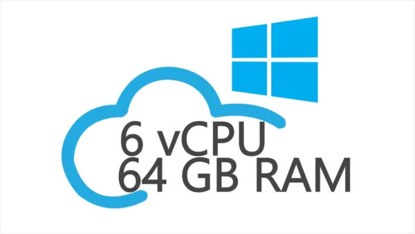 RDP Windows 6 Core 64GB RAM