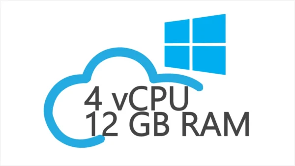 RDP Windows 4 Core 12 GB RAM