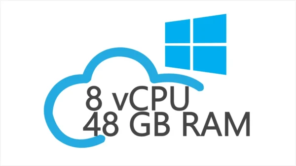 RDP Windows 8 Core 48 GB RAM