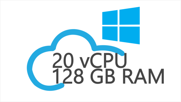 RDP Windows 20 Core 128 GB RAM