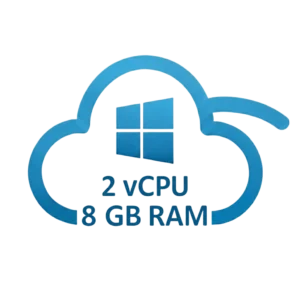 RDP Windows 2 Core 8 GB RAM