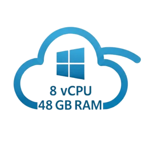 RDP Windows 8 Core 48 GB RAM